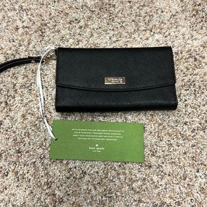 Kate Spade wristlet- Black BNWT